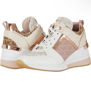 Michael Kors Georgie Trainer Natural Multi